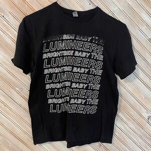 The Lumineers The Brightside BabyBlack Softstyle Band T-Shirt World Tour